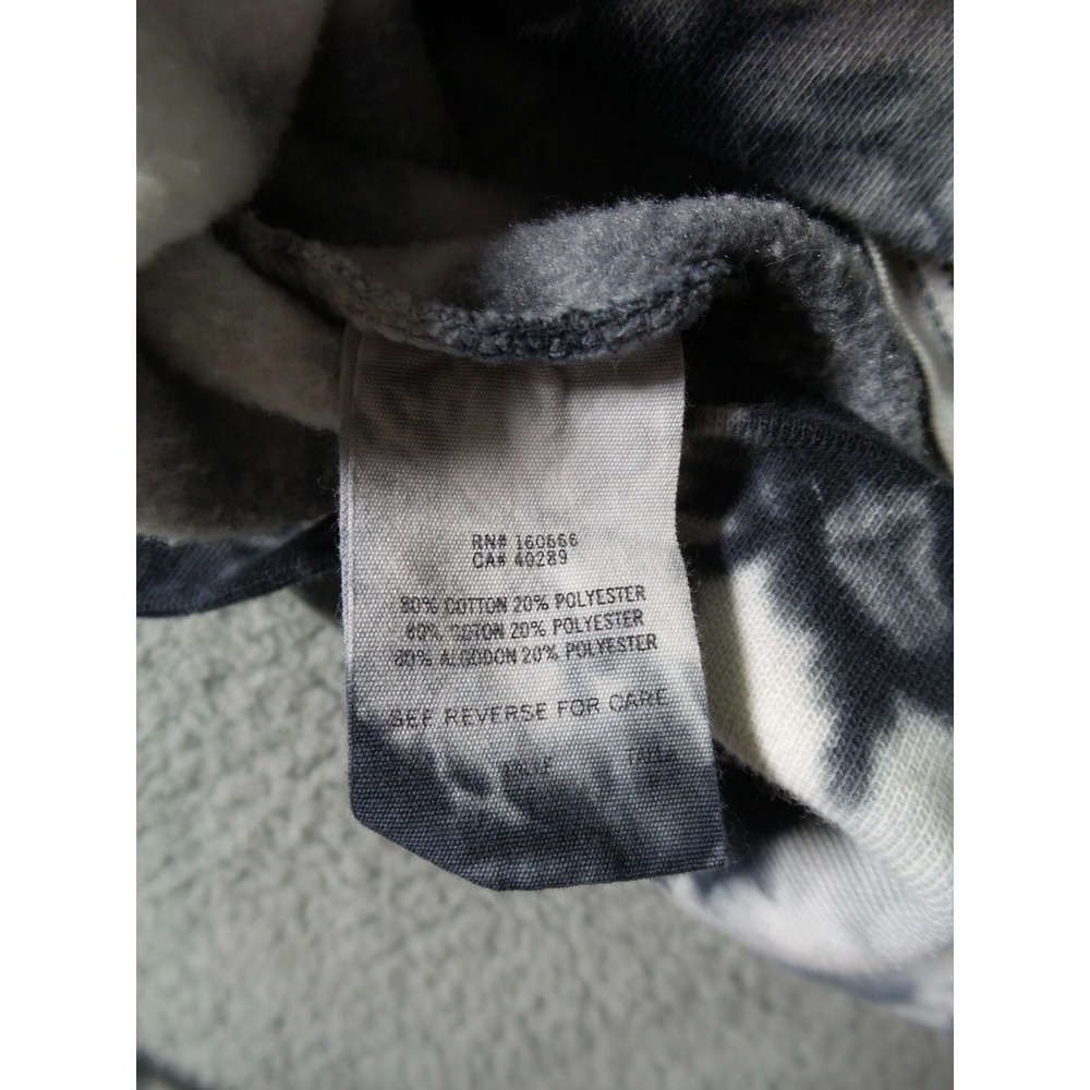 Raiders Sweatshirt Womens Size S White Black Tie Dye Full Zip NFL Team Apparel - Picture 14 of 14